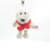 Nici 25950 Schlüsselanhänger Eisbär Mit Rotem Schal 10cm Plüsch Polar Bär -Nici Store 25950 1
