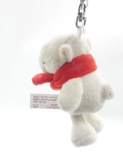Nici 25950 Schlüsselanhänger Eisbär Mit Rotem Schal 10cm Plüsch Polar Bär -Nici Store 25950 4