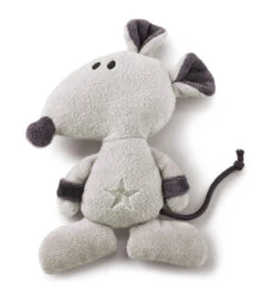 Nici 29000 Rock Star Baby Graue Ratte 2D Mit Quietsche 20cm Plüsch Kuscheltier