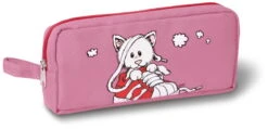 Nici 32390 Schlamper Federmäppchen Mini Filou Katze Mit Turnschuh Rosa 19x7cm