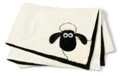 Nici 34166 Plüschdecke Shaun Das Schaf 175x140cm Kuscheldecke