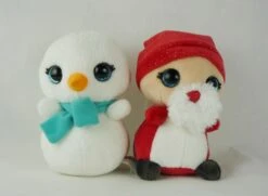 Nici 40300 Nicidoos Schneemann & Weihnachtsmann / Nikolaus Set 16cm Plüsch -Nici Store 40300 3