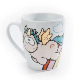 Nici 42234 Tasse Einhorn Rainbow Flair + Theodor & Friends 8x10cm Porzellan -Nici Store 42234 02 ZA Frei me