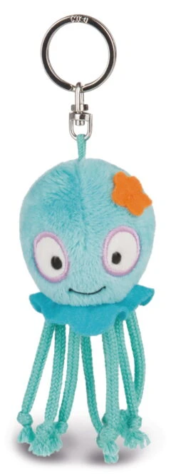 Nici 43401 Schlüsselanhänger Oktopus Curly Ca 10cm Plüsch