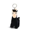 Nici 43570 Schlüsselanhänger Schwarzes Lama Lorenzo Ca 10cm Plüsch