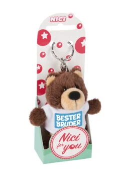 Nici 44705 Schlüsselanhänger Bär Mit T-Shirt Ca 10cm - Bester Bruder -Nici Store 44705 02 ZA Frei 1462x2048
