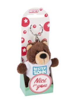 Nici 44708 Schlüsselanhänger Bär Mit T-Shirt Ca 10cm - Bester Sohn -Nici Store 44708 02 ZA Frei 1462x2048