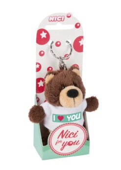 Nici 44717 Schlüsselanhänger Bär Mit T-Shirt Ca 10cm - I (herz) YOU Love Liebe -Nici Store 44717 02 ZA Frei 1462x2048