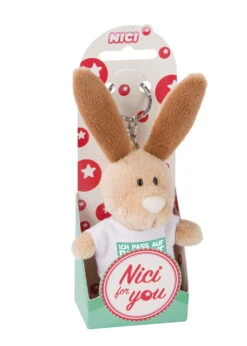 Nici 44719 Schlüsselanhänger Hase Mit T-Shirt Ca 10cm - Ich Pass Auf Dich Auf -Nici Store 44719 02 ZA Frei 1462x2048