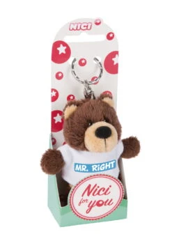 Nici 44722 Schlüsselanhänger Bär Mit T-Shirt Ca 10cm - Mr Right -Nici Store 44722 02 ZA Frei 1462x2048