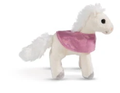 Nici 44895 Weißes Pferd White Peach Stehend Mit Satteldecke 16cm Plüsch -Nici Store 44895 03 ZA me