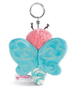 Nici 44931 Schlüsselanhänger Schmetterling Ca 10cm Plüsch Hello Spring - Blau -Nici Store 44931 13 ZA 1638x2048