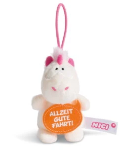 Nici 44982 Message To Go Loop 8cm Einhorn Theodor - ALLZEIT GUTE FAHRT -Nici Store 44982 01 HA Frei 1664x2048