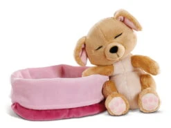 Nici 45374 Sleeping Puppies Schlafendes Hundebaby Im Körbchen 16cm Karamell -Nici Store 45374 03 ZA Frei 2048x1536
