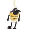Nici 45800 Shaun Das Schaf Mit T-Shirt Anhänger Loop 10cm Plüsch - Unschuldslamm