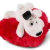 Nici 46073 Love Hund 12cm Liegend Auf Herzkissen Plüsch Kuscheltier -Nici Store 46073 01 HA Frei 2048x1463