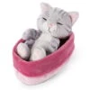 Nici 48086 Sleeping Kitties Schlafende Katze Im Körbchen 12cm Plüsch Grau -Nici Store 47141 01 HA Frei 1867x2048