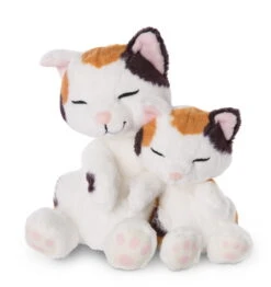 Nici 47143 Sleeping Kitties Schlafende Katze Im Körbchen 16cm Plüsch Glückskatze -Nici Store 47143 03 47140 Groessenvergleich Frei 1929x2048