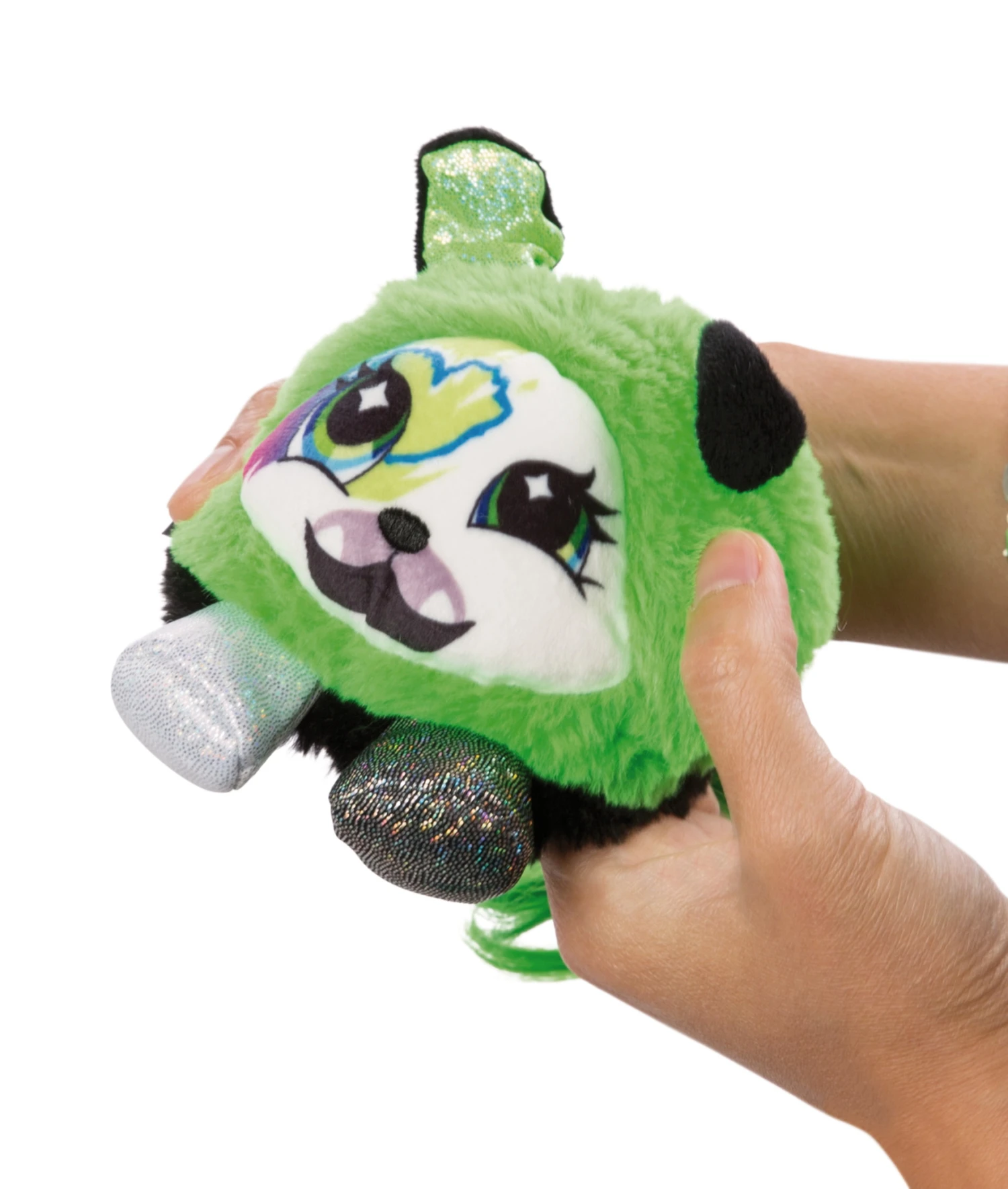 Nici 47907 Pixidoos Pets 2-in-1 Wendeplüsch Hund Bonbi 12cm Grün-schwarz Plüsch 6 Nici 47907 Pixidoos Pets 2-in-1 Wendeplüsch Hund Bonbi 12cm Grün-schwarz Plüsch – Bild 4