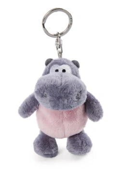 Nici 47951 Schlüsselanhänger Nilpferd DJ Nilbert 9cm Plüsch Wild Friends GREEN