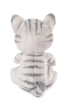 Nici 48086 Sleeping Kitties Schlafende Katze Im Körbchen 12cm Plüsch Grau -Nici Store 48086 04 ZA Frei me