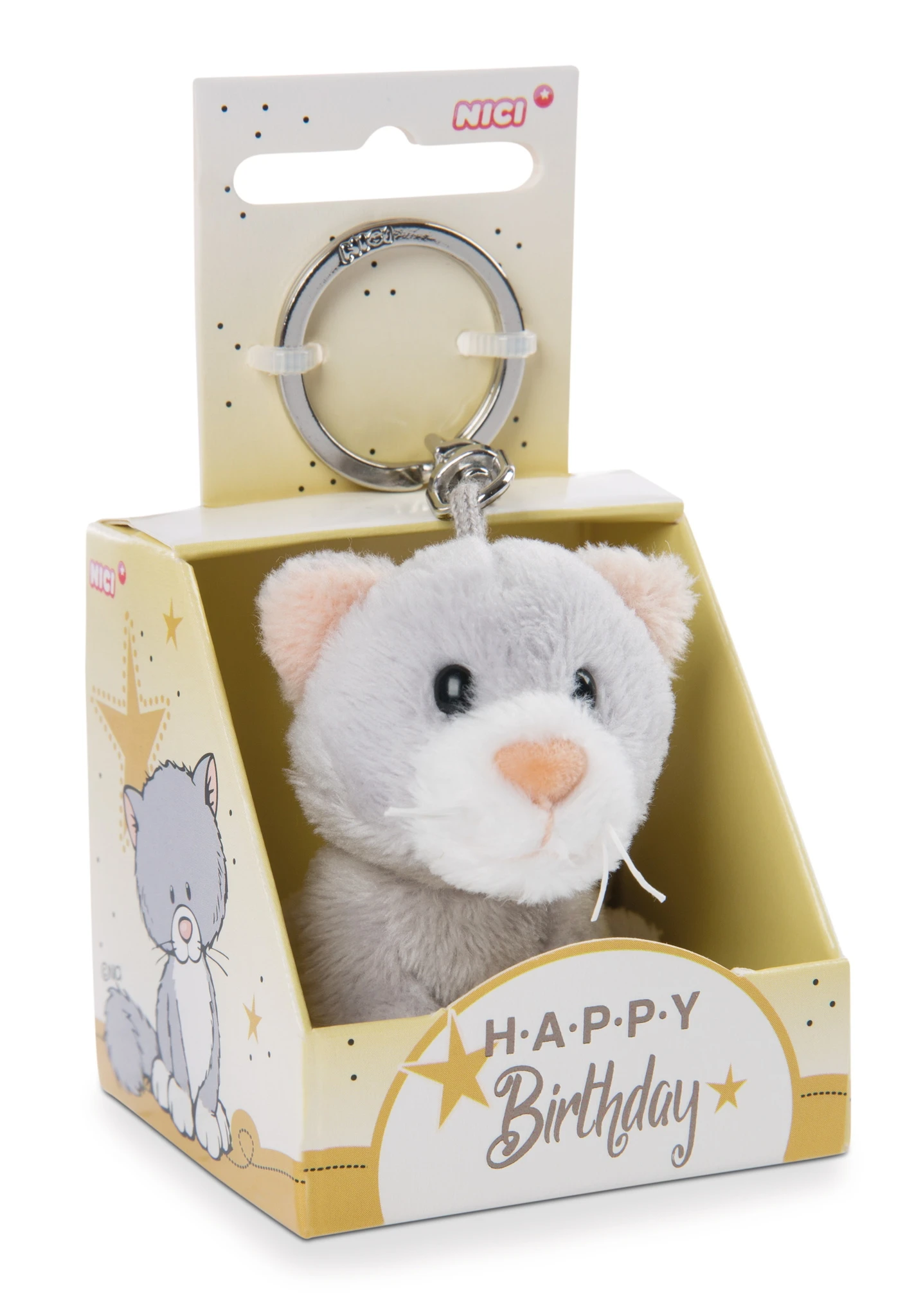 Nici 48122 Schlüsselanhänger Message Friends 6cm - Katze "Happy Birthday" 3 Nici 48122 Schlüsselanhänger Message Friends 6cm - Katze "Happy Birthday"