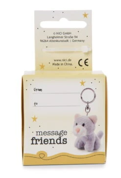 Nici 48127 Schlüsselanhänger Message Friends 6cm - Katze "You Are The Best!" -Nici Store 48127 02 ZA Frei 1403x2048