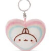 Nici 48221 Schlüsselanhänger Herzförmig Molang Regenbogen 8cm Plüsch Kawaii -Nici Store 48221 01 HA Frei