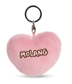 Nici 48221 Schlüsselanhänger Herzförmig Molang Regenbogen 8cm Plüsch Kawaii -Nici Store 48221 04 ZA Frei