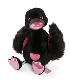 Nici 48269 Schwan Schwarz Ca 35cm Plüsch Kuscheltier Love Classics GREEN