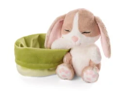 Nici 48709 Sleeping Pets Bunnies Hase Cappuccino 12cm Schlafend Im Körbchen Grün -Nici Store 48709 03 ZA Frei 2048x1562