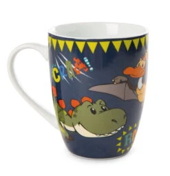 Nici 48822 Tasse Dinosaurier Dinos T-Rex Flugsaurier 310ml Mit Banderole 10x8cm