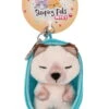 Nici 48838 Schlüsselanhänger Sleeping Pets 10cm Plüsch - Katze Siamkatze Grau
