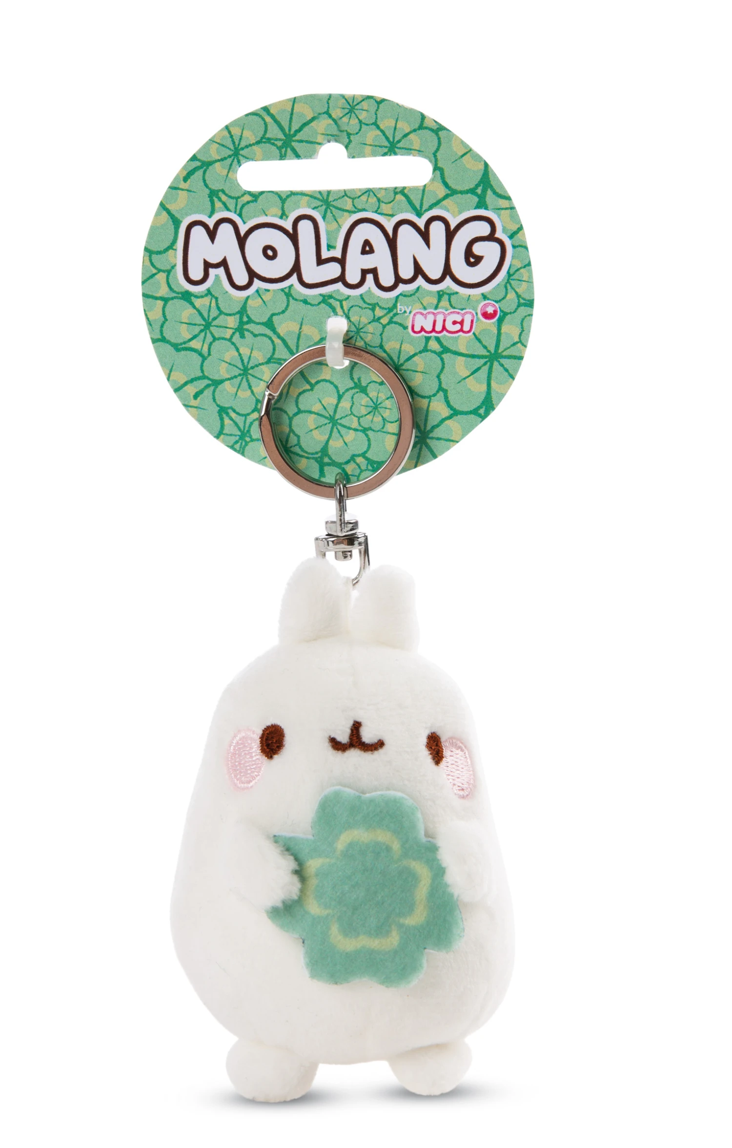 Nici 48870 Schlüsselanhänger Molang Mit Kleeblatt Glücksklee 8cm Plüsch Kawaii 3 Nici 48870 Schlüsselanhänger Molang Mit Kleeblatt Glücksklee 8cm Plüsch Kawaii