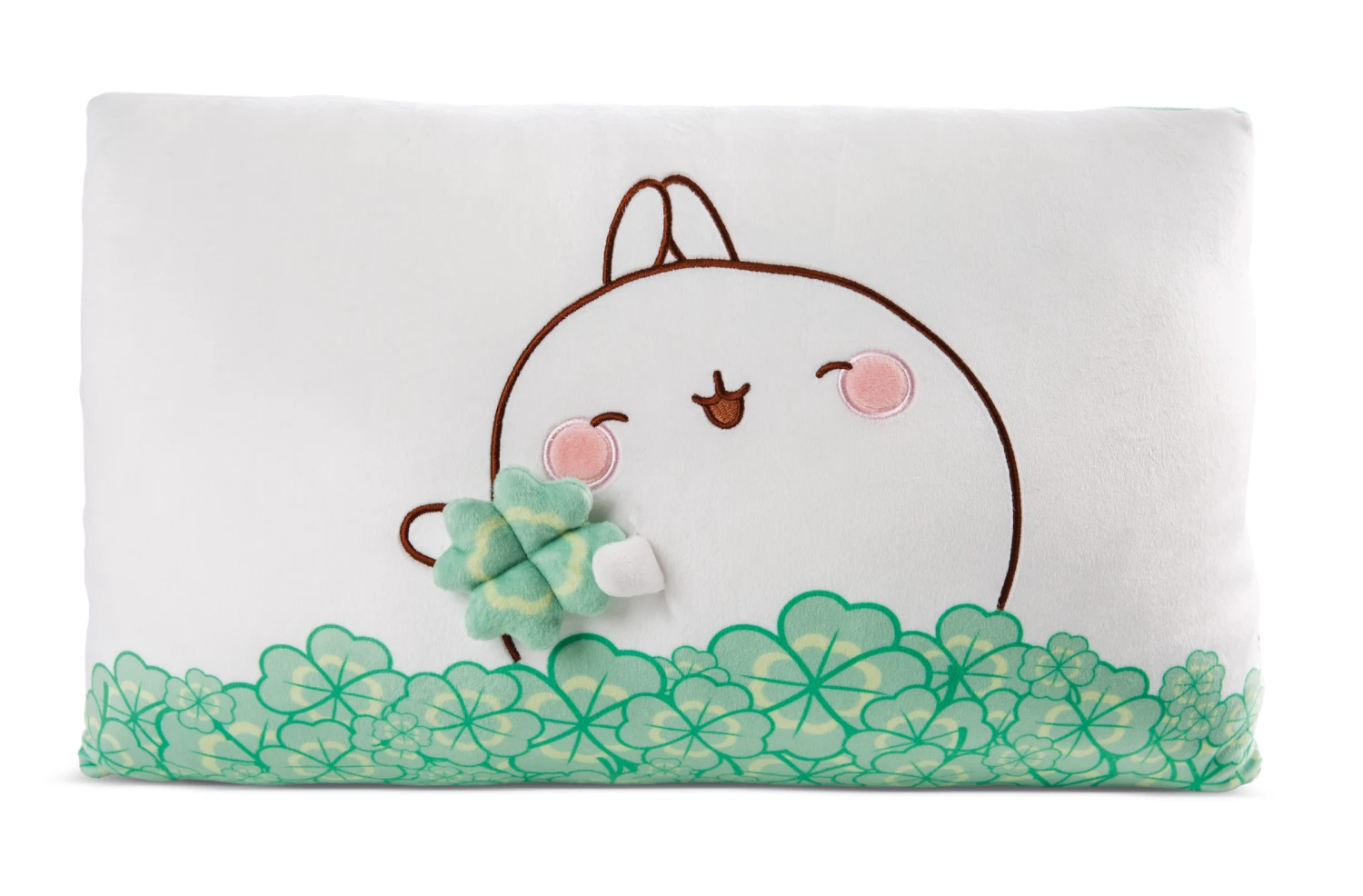 Nici 48878 Kissen MOLANG Hase 43x25cm Mit Kleeblatt Plüsch Kawaii Dekokissen 3 Nici 48878 Kissen MOLANG Hase 43x25cm Mit Kleeblatt Plüsch Kawaii Dekokissen