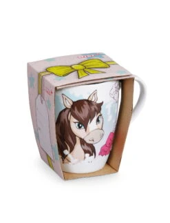 Nici 48915 Tasse Pony Loretta 310ml 10x8cm Mit Banderole Pferd Mystery Hearts