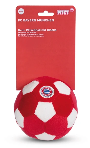 Nici 49087 Plüschball Mit Glöckchen FC BAYERN MÜNCHEN 12cm Auf Kärtchen FCB 6m+ 3 Nici 49087 Plüschball Mit Glöckchen FC BAYERN MÜNCHEN 12cm Auf Kärtchen FCB 6m+