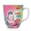 Nici 49113 Tasse Einhorn Midnight Floral "Be A Light In The Dark" Ca 360ml -Nici Store 49113 01 HA Frei 1654x2048
