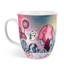 Nici 49113 Tasse Einhorn Midnight Floral "Be A Light In The Dark" Ca 360ml -Nici Store 49113 04 ZA weiss 2039x2048