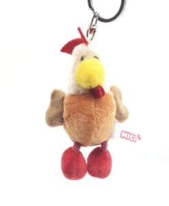 Nici 89143 Schlüsselanhänger Rooster Hahn Gockel Ca 10cm Plüsch Kuscheltier -Nici Store 89143 2