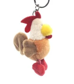 Nici 89143 Schlüsselanhänger Rooster Hahn Gockel Ca 10cm Plüsch Kuscheltier