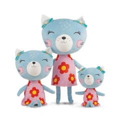 Nici 90428 Lemon Ribbon Katze 45cm Plüsch Kuscheltier Schlenker -Nici Store 90426pt 1