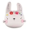 Nici 90528 Lemon Ribbon Kissen Hase Kopf Figürlich 35x35cm Plüsch