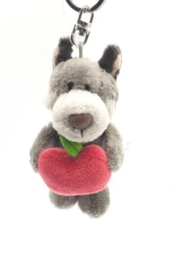 Nici 90647 Schlüsselanhänger Wolf Woody Wulf & Apfel 10cm Plüsch Taiwan Limited -Nici Store 90647 2