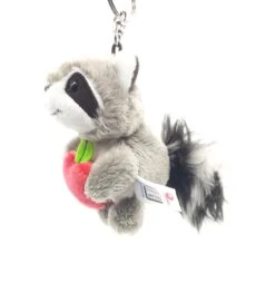 Nici 90792 Schlüsselanhänger Waschbär Rod Mit Apfel 10cm Plüsch Taiwan Limited -Nici Store 90792 1