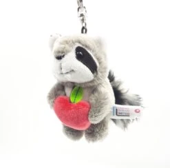 Nici 90792 Schlüsselanhänger Waschbär Rod Mit Apfel 10cm Plüsch Taiwan Limited -Nici Store 90792 2