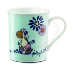 Nici 30253 Tasse Schaf Mädchen Jolly Liselle Jolly Mäh Blau Porzellan Ca 9,5cm